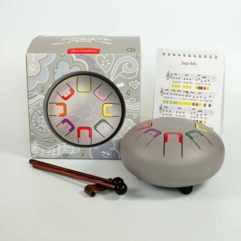Bębenek językowy Tambu Baby - 8 tonowy - Szary Smoky Loky - 15 cm