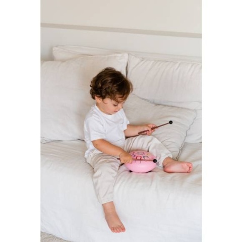 Bębenek językowy Tambu Baby - 8 tonowy - Różowy Pinky Winky - 15 cm