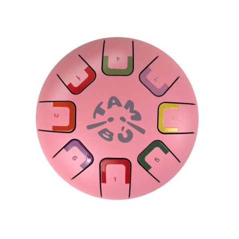 Bębenek językowy Tambu Baby - 8 tonowy - Różowy Pinky Winky - 15 cm