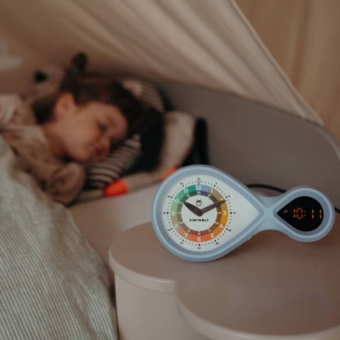 Budzik edukacyjny Kidywolf - miętowy