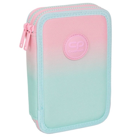 Podwójny pórnik szkolny z wyposażeniem Coolpack Jumper 2 Gradient Strawberry