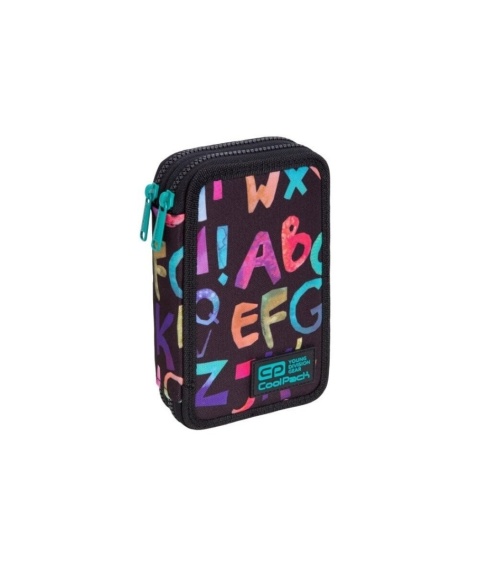 Podwójny pórnik szkolny z wyposażeniem Coolpack Jumper 2 Alphabet