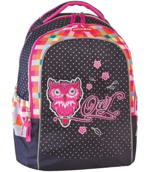 Dwukomorowy plecak szkolny z sową CoolPack for Kids Owl