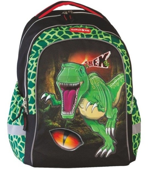 Dwukomorowy plecak z dinozaurem  CoolPack for Kids