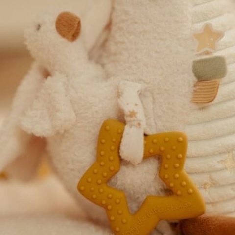 Aktywizująca gąska Little Dutch Newborn Naturals z gryzakiem