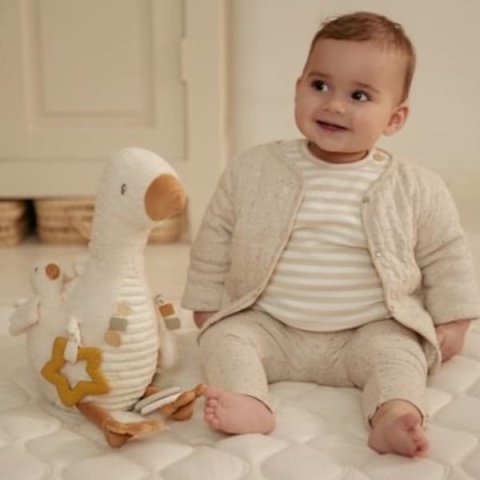 Aktywizująca gąska Little Dutch Newborn Naturals z gryzakiem