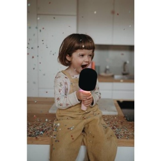 Mikrofon do karaoke z modulacją Kidywolf - różowy