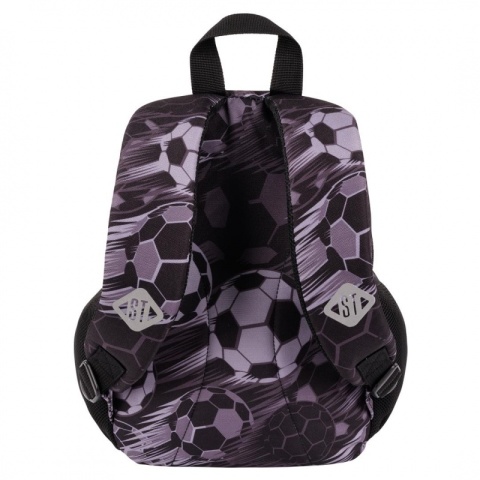 Mini plecak do przedszkola piłka nożna St.Right Majewski Classic Ball tył