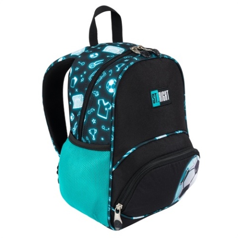 Plecak do przedszkola piłka nożna neon St.Right Majewski