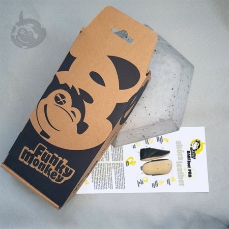 Paputki skórzane z kauczukową podeszwą - Kotek - kwarc z cappucino