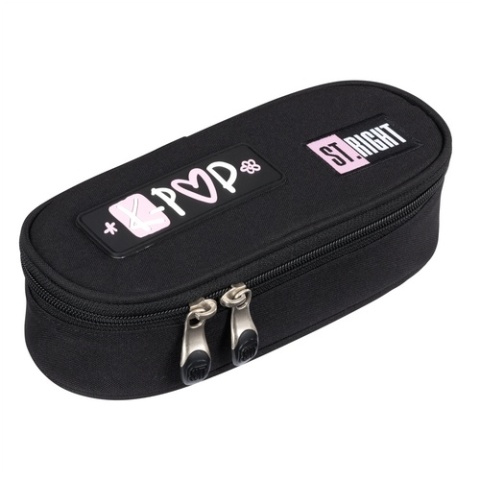 Piórnik szkolny saszetka St.Right Pink K-Pop