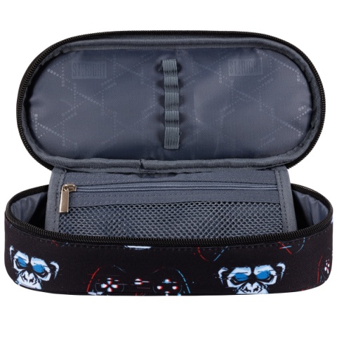 Piórnik szkolny saszetka dla gamera St.Right w środku