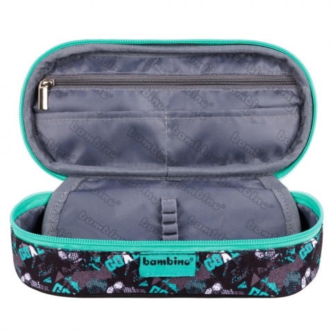 Piórnik szkolny saszetka usztywniona piłka nożna St. Right Goal w środku