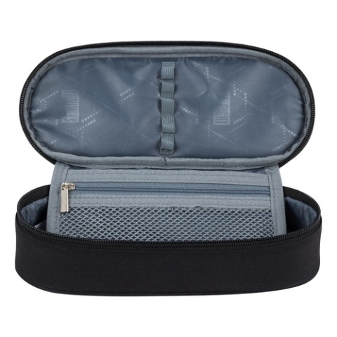 Piórnik szkolny saszetka usztywniona w szachownicę i motyle St.Right w środku