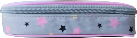 Piórnik szkolny saszetka usztywniona z kotem My Little Friends od boku