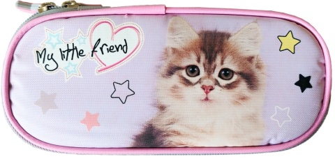 Piórnik szkolny saszetka usztywniona z kotem My Little Friends