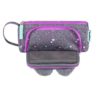 Piórnik szkolny trójkątna saszetka z szopem Bambino