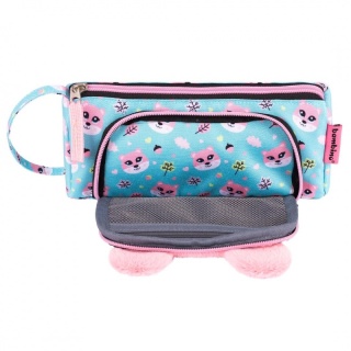 Piórnik szkolny trójkątna saszetka z wiewiórką Bambino