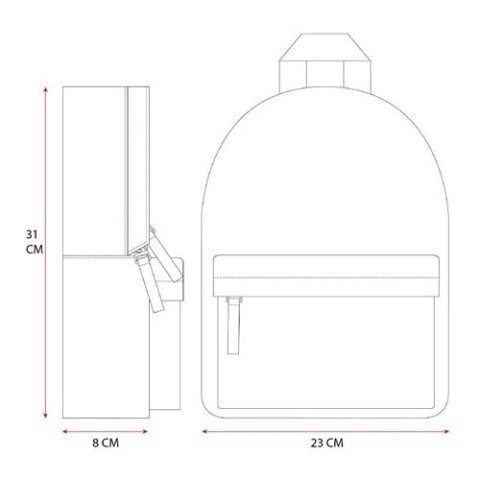 Zielony plecak dla dzieci w żyrafy Kidzroom