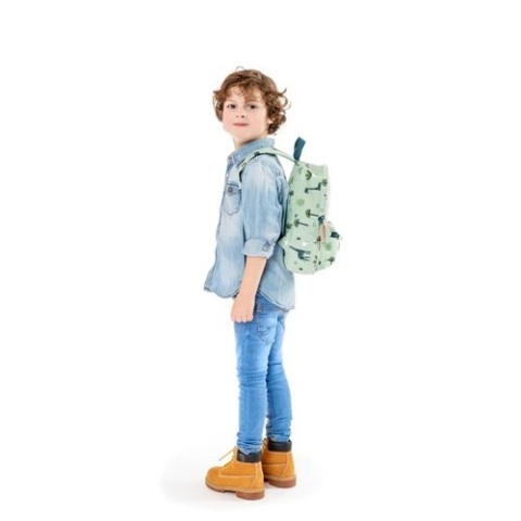 Zielony plecak dla dzieci w żyrafy Kidzroom