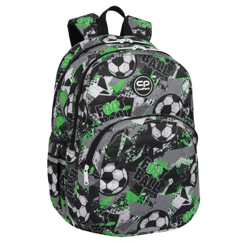 Dwukomorowy plecak szkolny piłka nożna Coolpack Rider Let's Gol