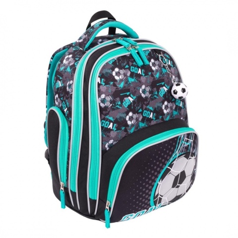 Plecak szkolny piłka nożna Bambino Goal Premium B8 od boku