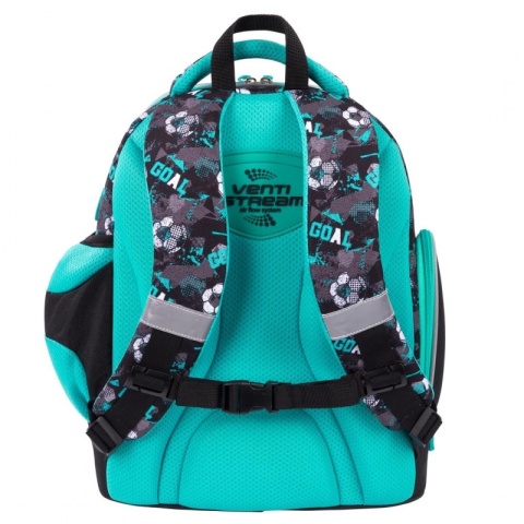 Plecak szkolny piłka nożna Bambino Goal Premium B8 tył