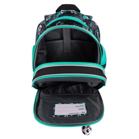 Plecak szkolny piłka nożna Bambino Goal Premium B8 wnętrze