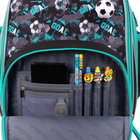 Plecak szkolny piłka nożna Bambino Goal Premium B8 organizer