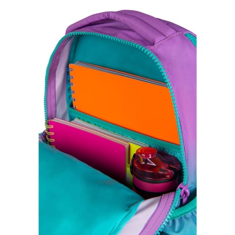 Plecak szkolny Coolpack Jerry Gradient Blueberry wnętrze