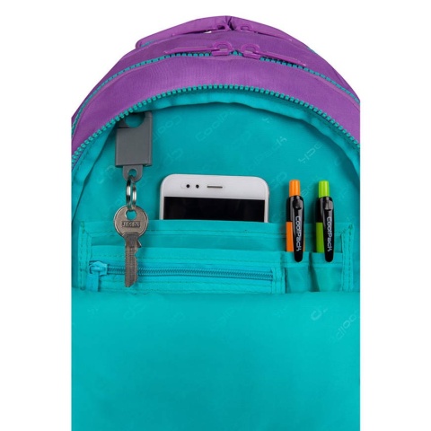 Plecak szkolny Coolpack Jerry Gradient Blueberry organizer