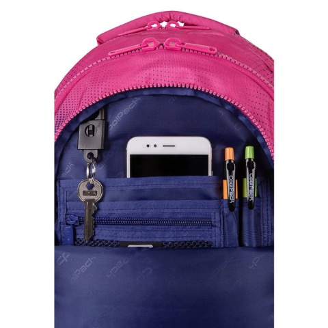 Plecak szkolny młodzieżowy Coolpack Jerry Gradient Frape organizer
