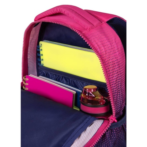 Plecak szkolny młodzieżowy Coolpack Jerry Gradient Frape w środku