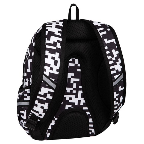 Plecak szkolny CoolPack Spiner Termic Game Over z tyłu