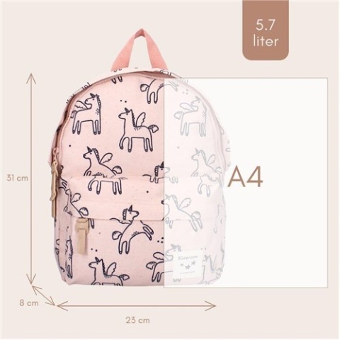 Różowy plecak dla dzieci w jednorożce Kidzroom