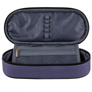 Szary piórnik szkolny saszetka Grey Ombre St.Right