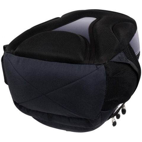 Szary plecak szkolny 4-komorowy Ombre St.Right Majewski od dołu