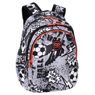 Szary plecak szkolny klasa 1-3 Piłka Nożna Coolpack Joy S