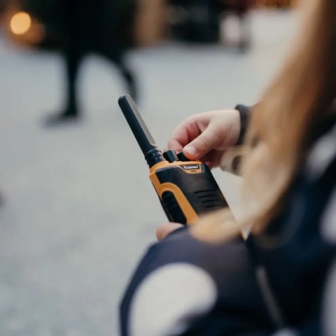 Walkie talkie Kidywolf - czerwono-niebieskie