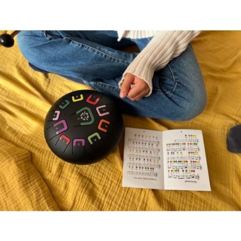 Bębenek językowy Tambu - 11 tonowy - Złoty - 20 cm