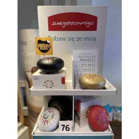 Bębenek językowy Tambu - 11 tonowy - Złoty - 20 cm