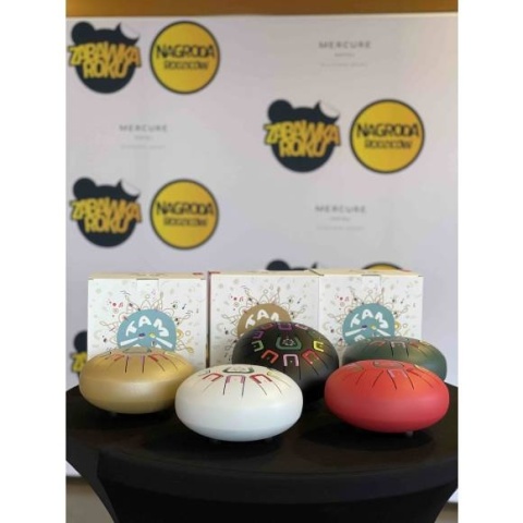 Bębenek językowy Tambu - 11 tonowy - Złoty - 20 cm