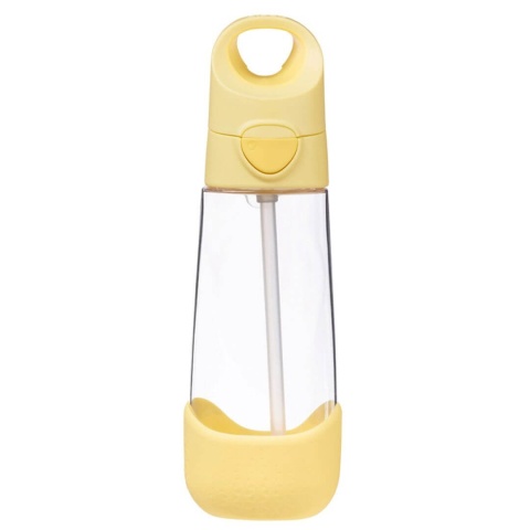 Bidon tritanowy b.box 600ml ze słomką - Lemon Twist zamknięty
