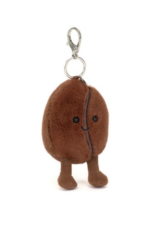 Zabawny breloczek Jellycat Ziarno Kawy - 17 cm