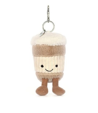 Zabawny breloczek Jellycat Kubeczek kawy na wynos - 18 cm