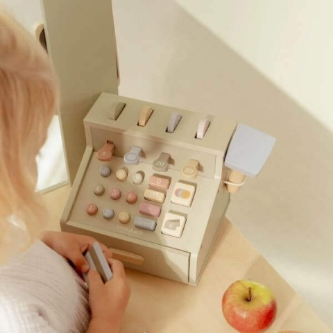 Dziecko bawiące się kasą Little Dutch-2