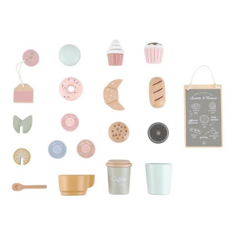 Akcesoria drewnianej kawiarenki Little Dutch