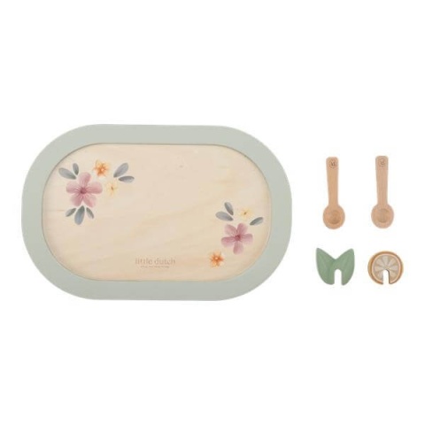 Akcesoria drewnianego zestawu herbacianego Little Dutch-2