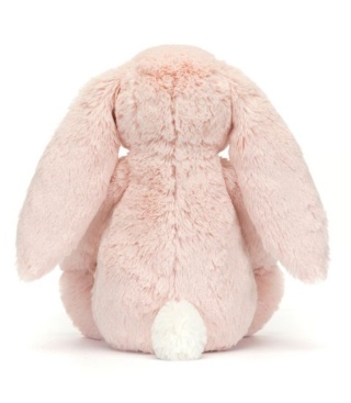 Maskotka Jellycat króliczek z kwiecistymi uszami - 31 cm - pudrowy róż
