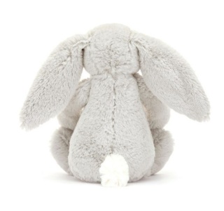Maskotka Jellycat Króliczek z kwiecistymi uszami - 18 cm - srebrny